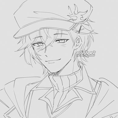 b&amp;w sketch sample